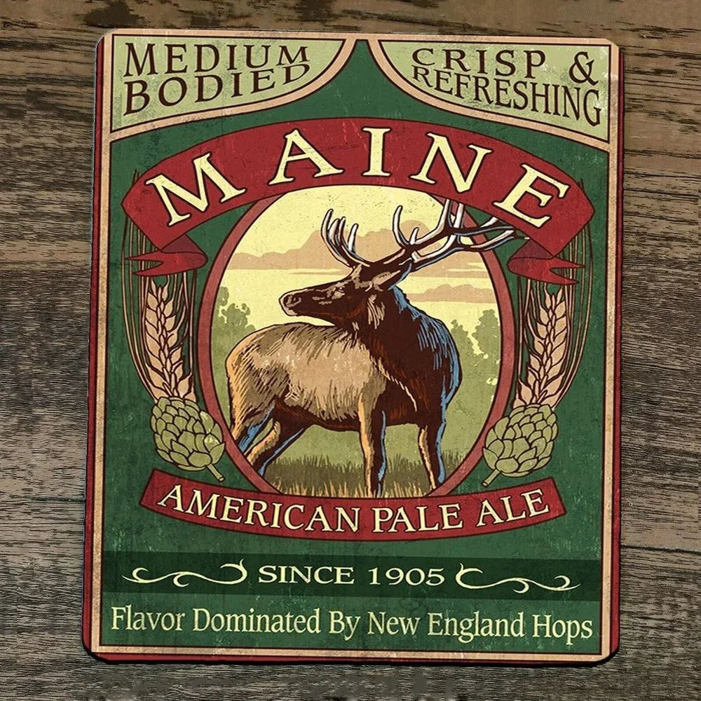 Mouse Pad‎ Maine Moose American Pale Ale